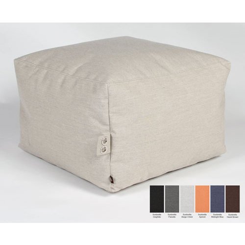 Pouf Outdoor Celmar Square tissu Sunbrella
